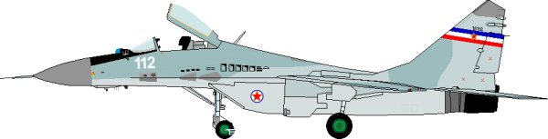 Полк миг 29 нарисованный