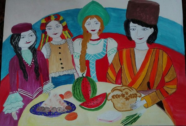 Поделка на тему многонациональная Россия