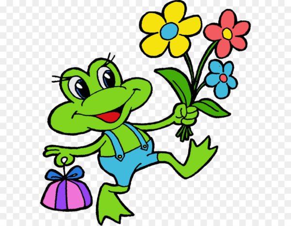 Лягушонок мультяшный