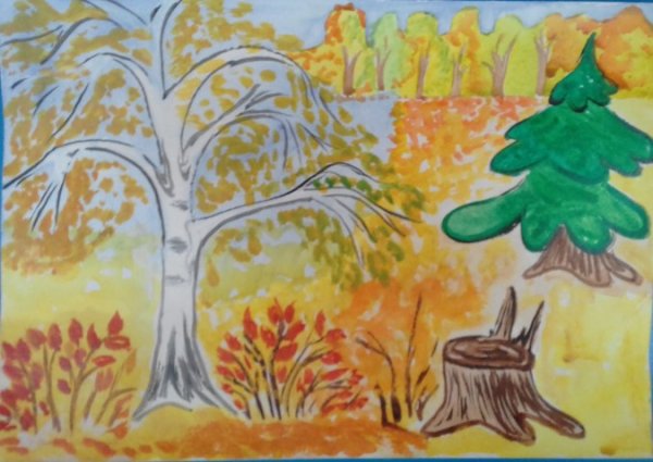 Осенняя фантазия рисунки детей
