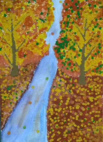 Рисование осенняя фантазия