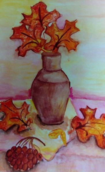 Осенний букет рисунок