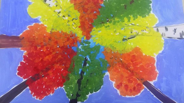 Рисование осенняя фантазия