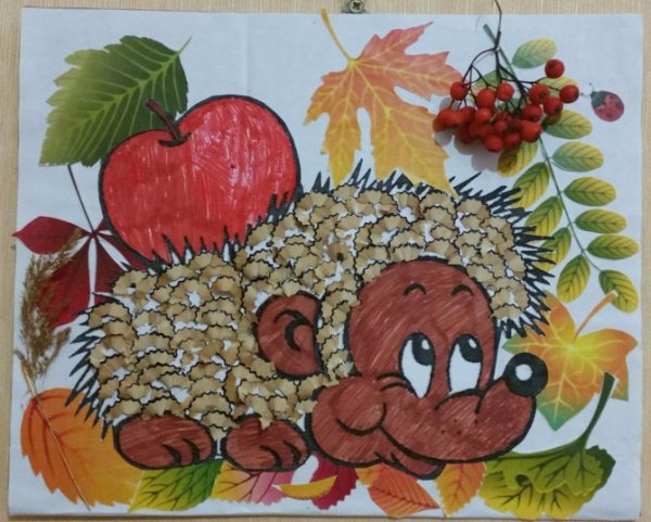 Конкурс фантазия осени Ежик