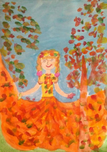 Рисунок на тему осенняя фантазия