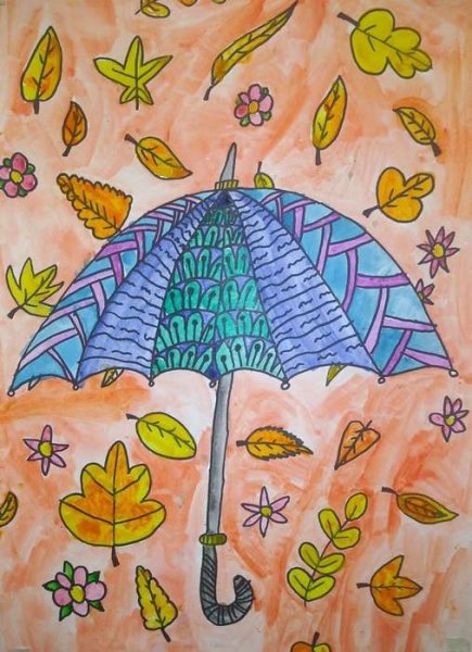 Рисование для детей 5 лет осенние фантазии