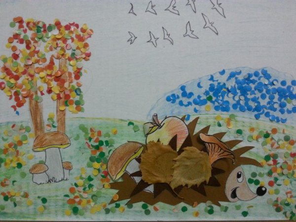 Рисунок на тему осень