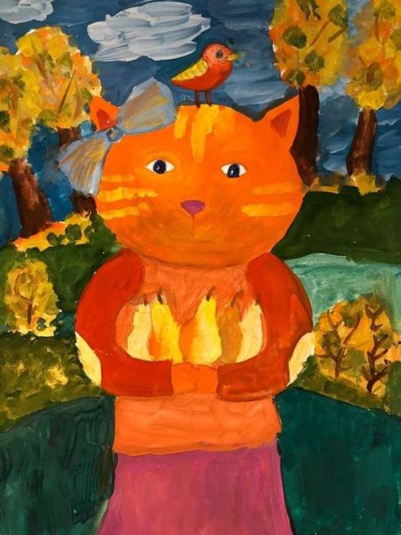 Рисунок на тему осенняя фантазия