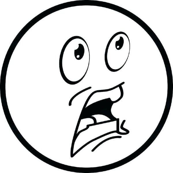 Эмоция страх пиктограмма