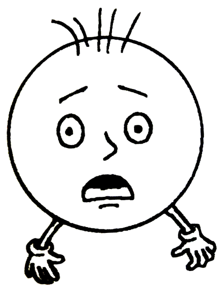 Страх пиктограмма для детей