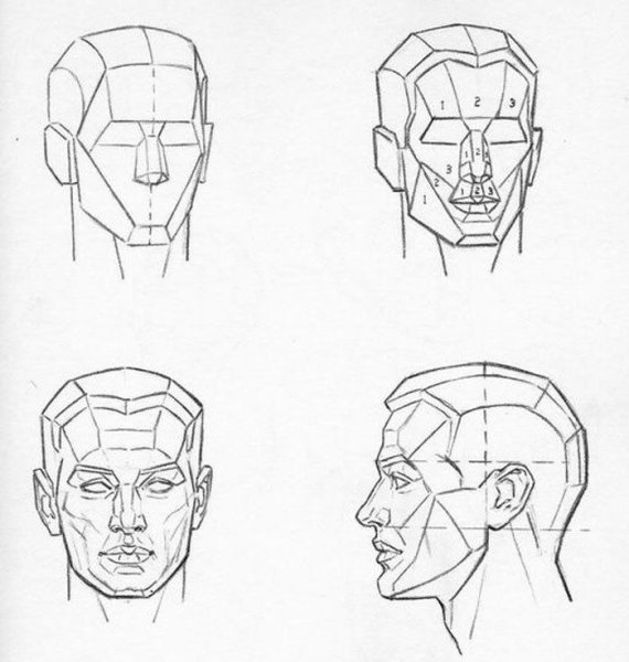 Эндрю Лумис рисование головы