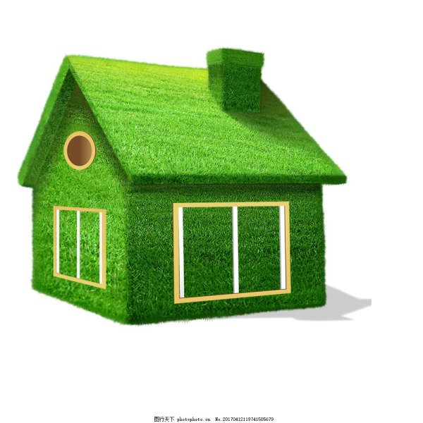 Зеленый домик