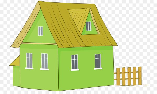 Значок домика зеленый