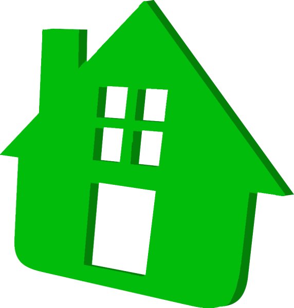 Зеленый домик для детей