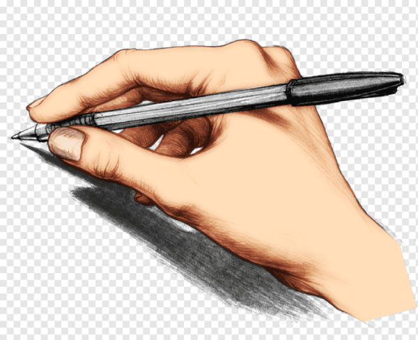 Рука с ручкой
