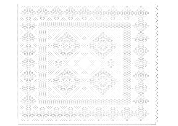 Оренбургский пуховый платок раскраска