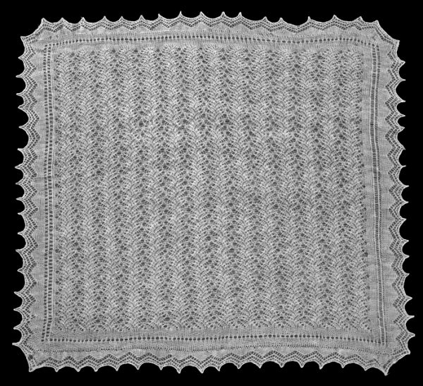 Рисунок Оренбургского пухового платка