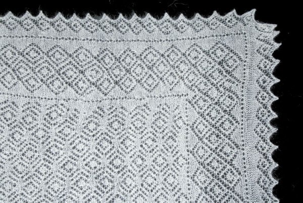 Оренбургский пуховый платок вязальщицы