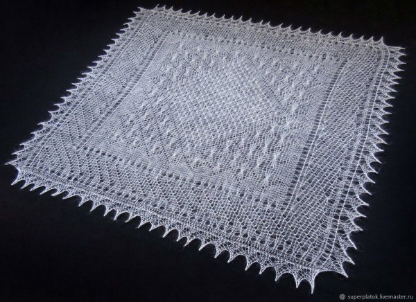 Оренбургский пуховый платок шаль