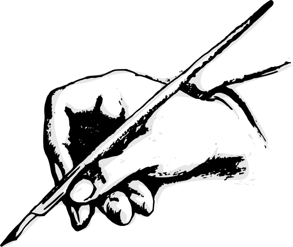 Рука с ручкой