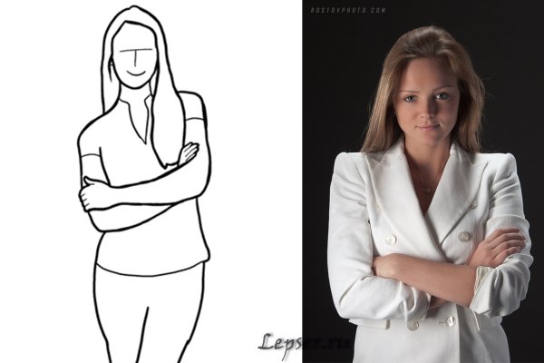 Удачные женские позы для фотосессии