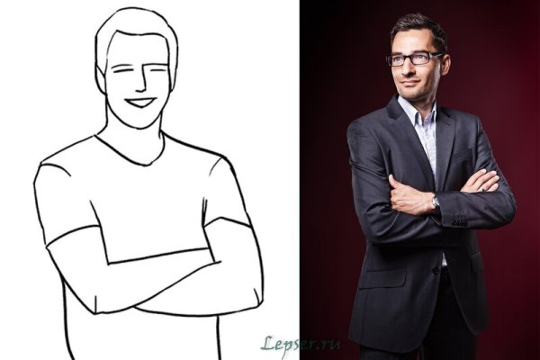 Удачные позы для мужской фотосессии