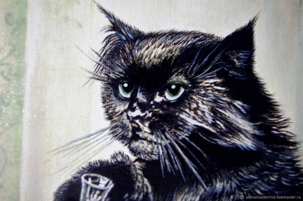 Кот Бегемот мастер и Маргарита рисунок