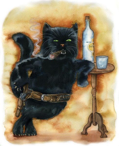 Кот Бегемот демон паж