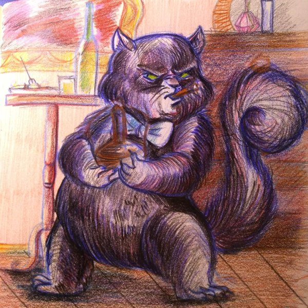 Кот Бегемот демон паж