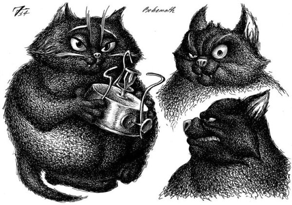 Кот Бегемот из мастера и Маргариты