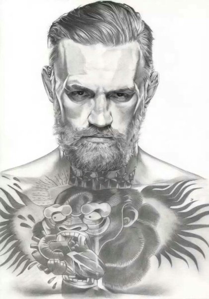 Конор МАКГРЕГОР рисунок