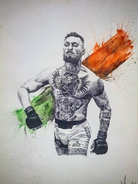 Конор МАКГРЕГОР для срисовки