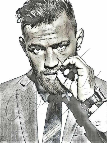 Конор МАКГРЕГОР портрет