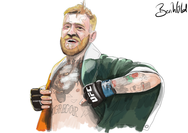 Конор МАКГРЕГОР для срисовки