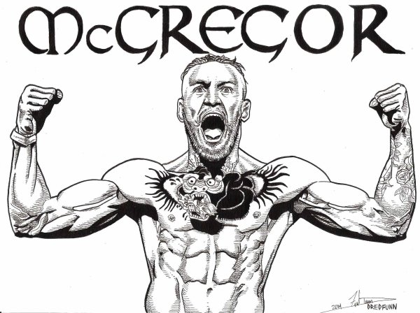 Конор МАКГРЕГОР арт