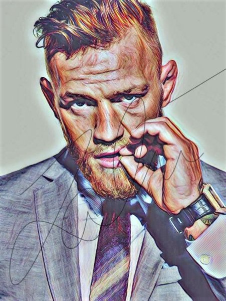 Шарж Конора МАКГРЕГОРА