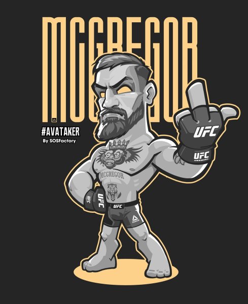 Нарисовать Конора МАКГРЕГОРА