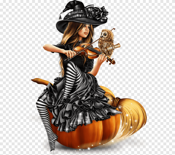 Хэллоуин девушка прозрачный фон
