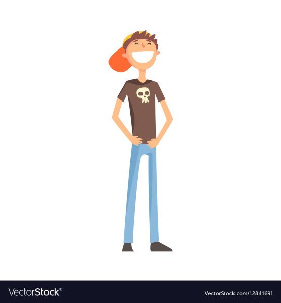 Худой мальчик мультяшный