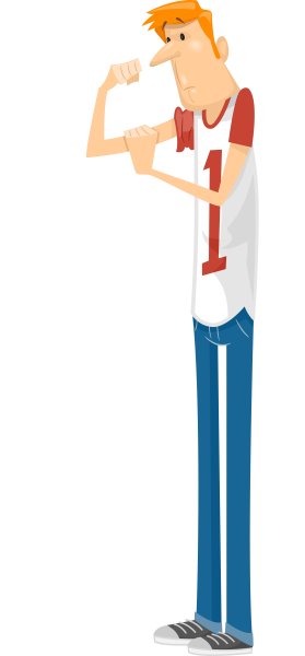 Изображение худого человека