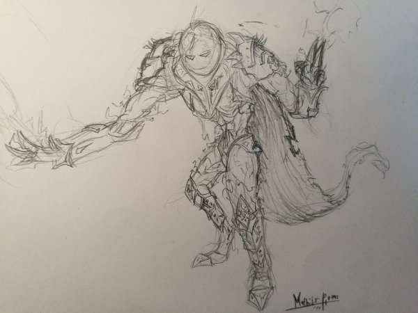 АРК Варден карандашом