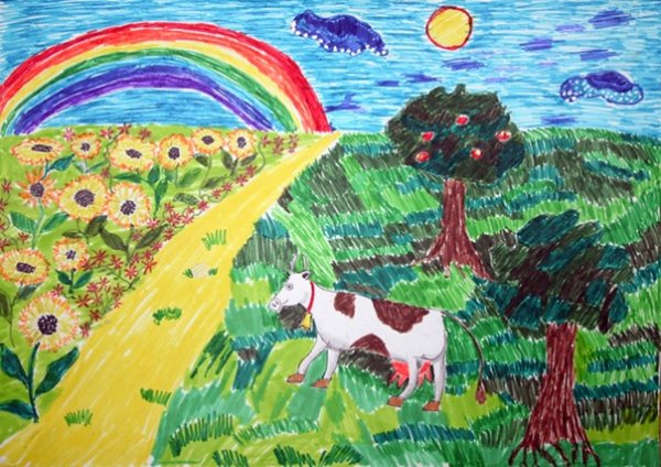 Рисунок на тему летом на море