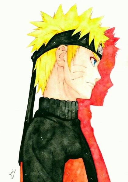 Наруто Узумаки портрет