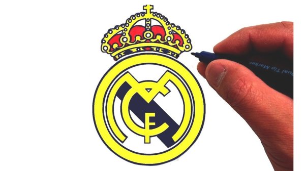 Реал Мадрид Роналдо рисунок