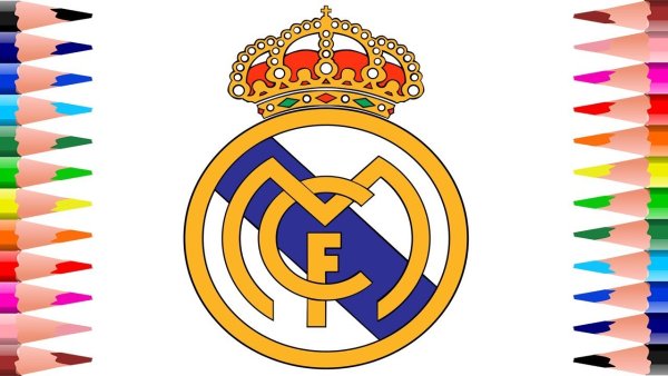 Эмблема футбольного клуба Реал Мадрид