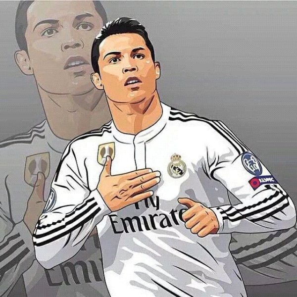 Мультяшные футболисты Реал Мадрид