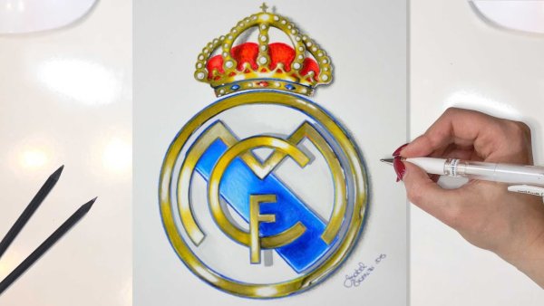 Эмблема Реал Мадрид 4k