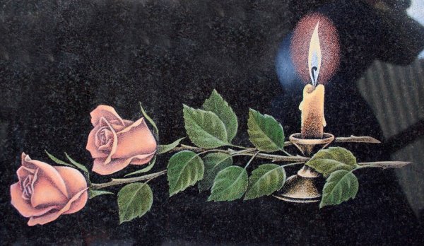 Розы на памятник