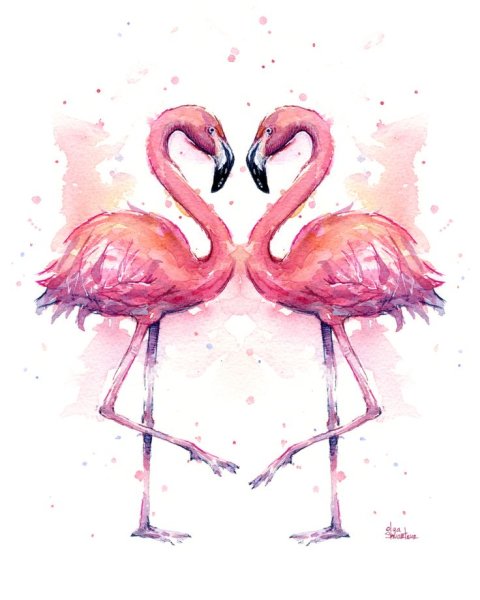 Фламинго арт