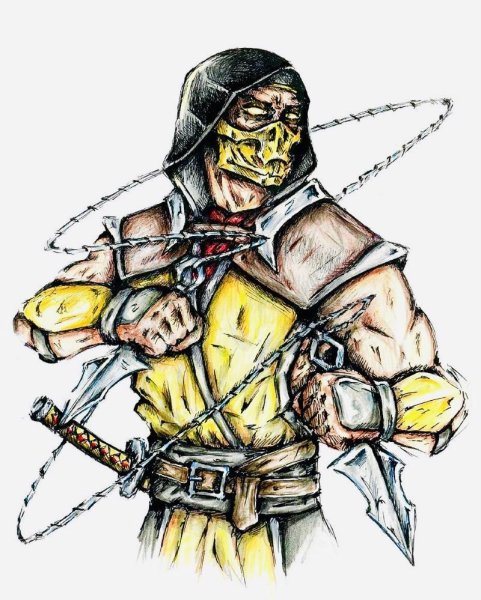 Скорпион мортал комбат